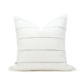 Ivory Stripe Oversized Lumbar Pillow 14" x 44"