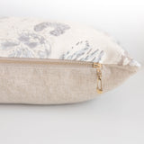 Whimsical Floral Lumbar Pillow 12" x 32"