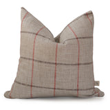 Farmhouse Checks Decorative Accent Pillow 16" x 16"