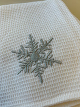 Vintage Snowflake Tea Towels