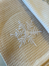 Vintage Snowflake Tea Towels