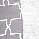 Grey Trellis Signature pom pillows™ 20" x 20"