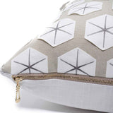 Hand-Stitched Sand Dollar Decorative Accent Pillow COVER 20" x 20"