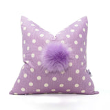 Purple Party Signature pom pillows™ 16" x 16"