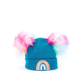 Rainbow Pom Hat Benefitting the Alberta Children's Hospital
