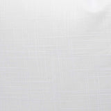 White Linen Fringe Decorative Accent Pillow 20" x 20"