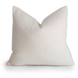 Ivory Waffle Decorative Accent Pillow 16" x 16"