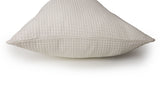 Ivory Waffle Medium Lumbar Pillow 12" x 32"