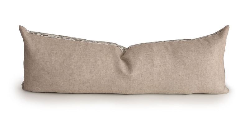 Neutral Leopard Oversized Lumbar Pillow 14" x 44"