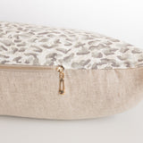 Neutral Leopard Oversized Lumbar Pillow 14" x 44"