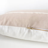 Embossed Velvet Stripes Oversized Lumbar Pillow 14" x 44"