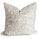 Neutral Leopard Decorative Accent Pillow  COVER ONLY 20" x 20"