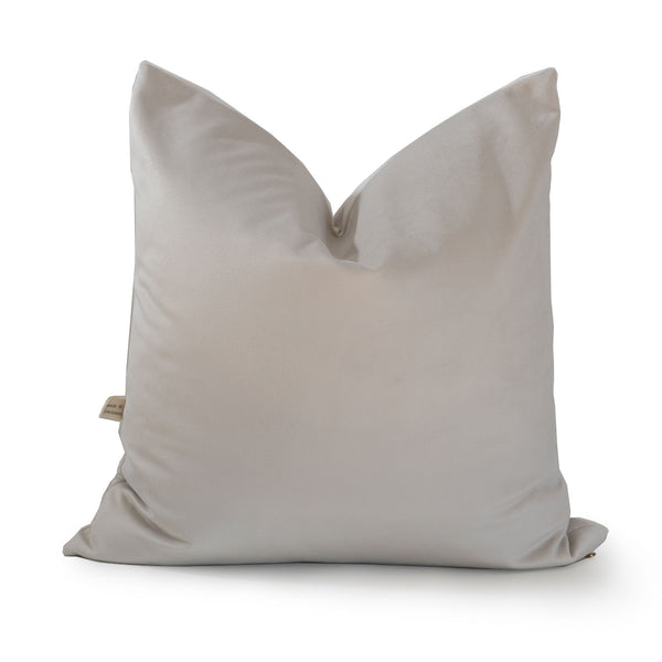 Elephant Grey Luxurious Velvet Accent Pillow COVER 20" x 20"