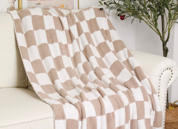 Plush Checker Blanket