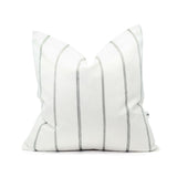 Embroidered Stripes Decorative Accent Pillow 20" x 20"