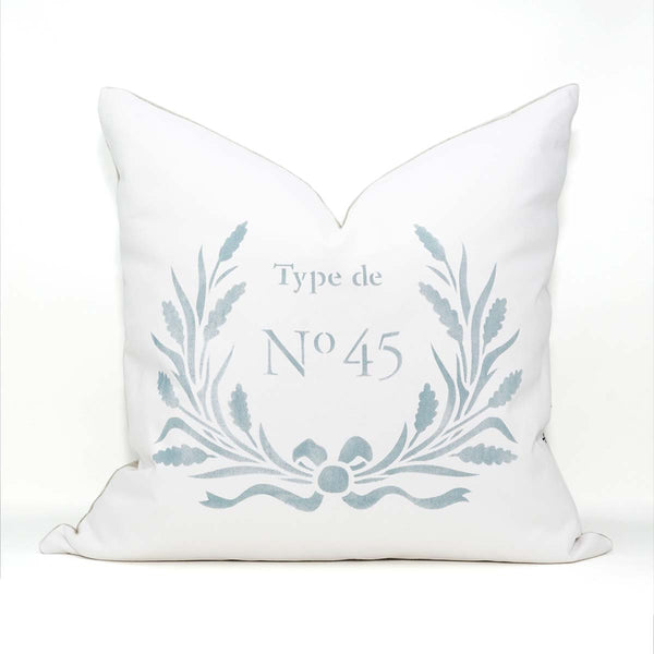 Grains Hand Painted Accent Pillow 20" x 20"