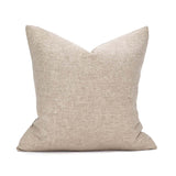 Ivory Plaid Decorative Accent Pillow 16" x 16"