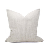 Linen with Gold Zipper Decorative Accent Pillow 20" x 20"