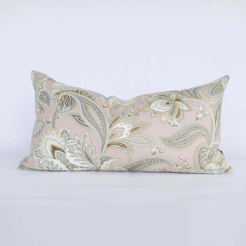 Pretty in Pink Decorative Lumbar Pillow 12" x 22"