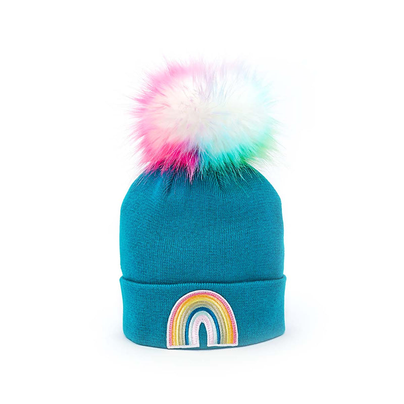 Rainbow Pom Hat Benefitting the Alberta Children's Hospital