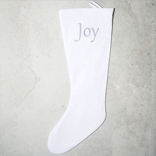 Joy Linen Stocking Holiday Collection